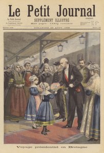 President Faure van Frankrijk bezoekt Bretagne